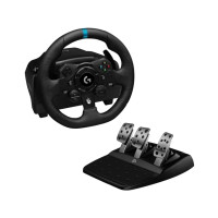 Produktbild för Logitech G923 - ratt- och pedaluppsättning - kabelansluten
