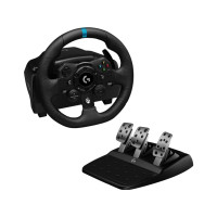 Produktbild för Logitech G923 - ratt- och pedaluppsättning - kabelansluten