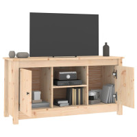 Produktbild för Tv-bänk 103x36,5x52 cm massiv furu