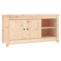 Produktbild för Tv-bänk 103x36,5x52 cm massiv furu