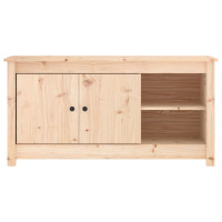 Produktbild för Tv-bänk 103x36,5x52 cm massiv furu