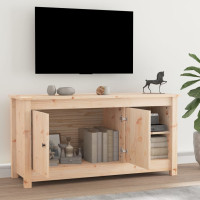 Produktbild för Tv-bänk 103x36,5x52 cm massiv furu