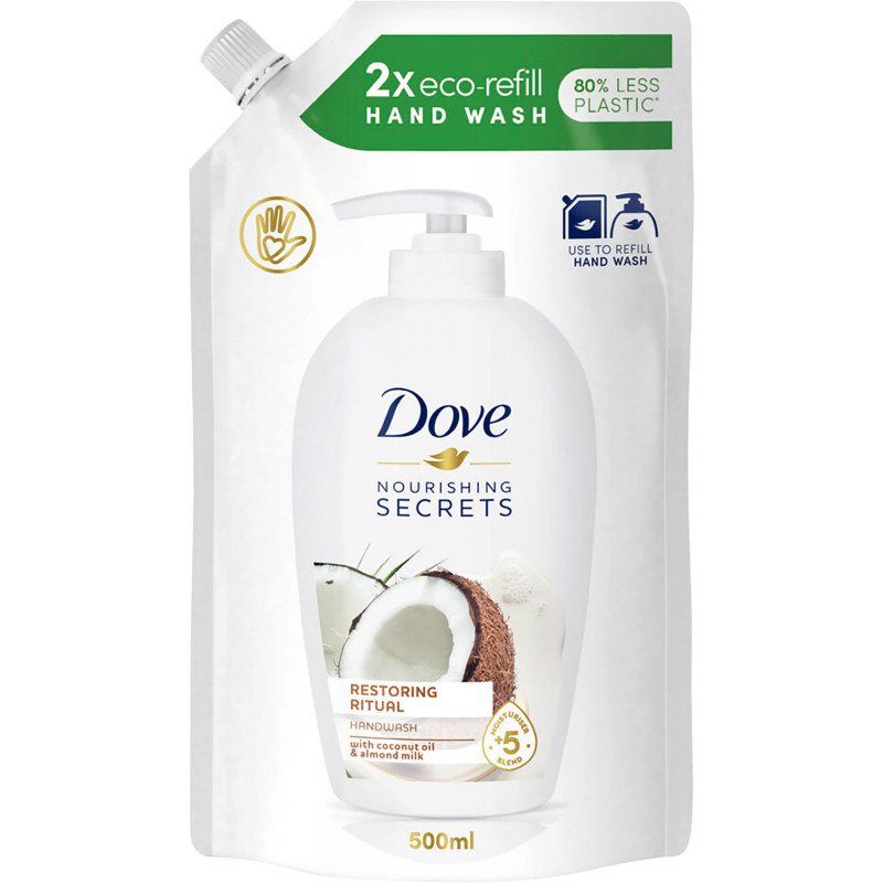 Produktbild för Dove Nourishing Secrets Handwash Refill 500 ml