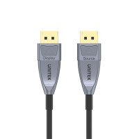 Miniatyr av produktbild för UNITEK C1616GY DisplayPort-kabel 10 m Svart, Grå
