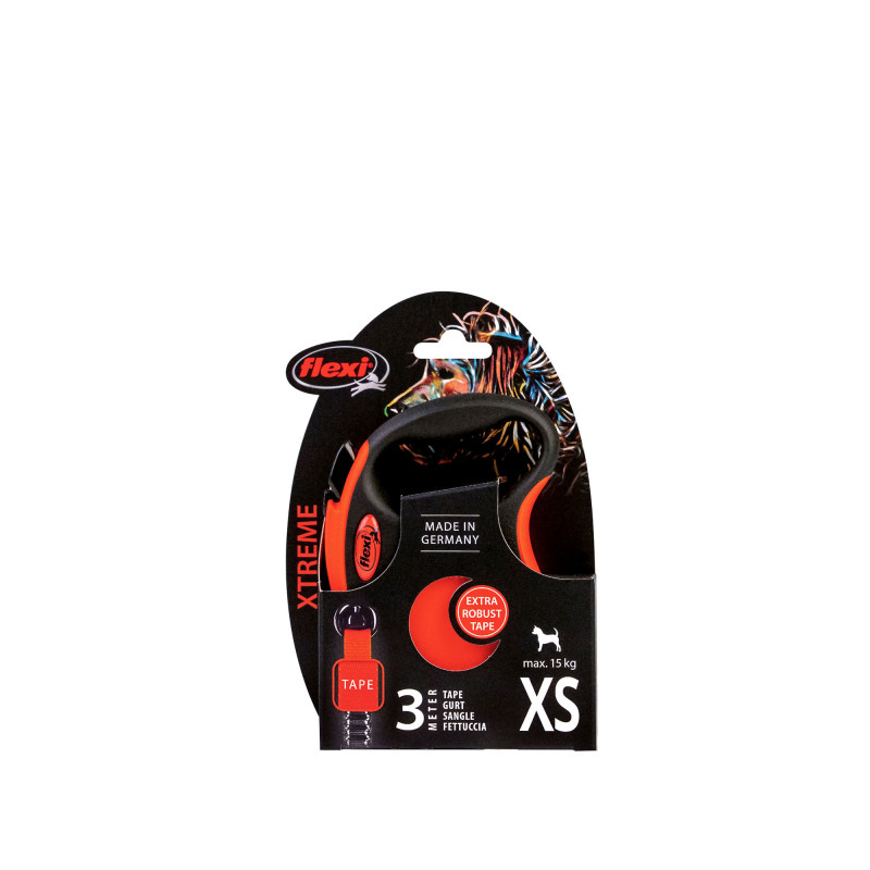 Produktbild för Flexi Xtreme XS Band 3m/max15kg