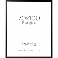Produktbild för Focus Soul Black 70x100 Plexi