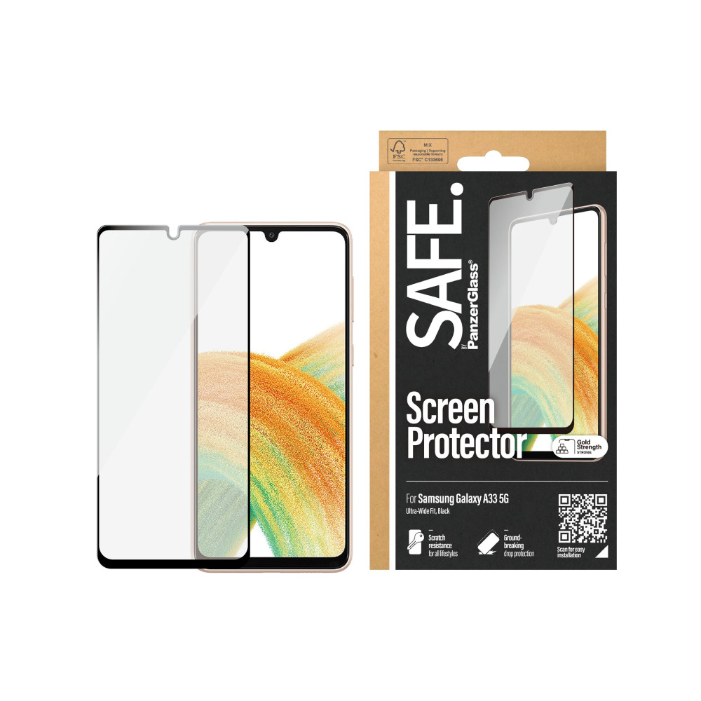 Produktbild för SAFE. by PanzerGlass - skärmskydd för mobiltelefon - lämplig för fodral