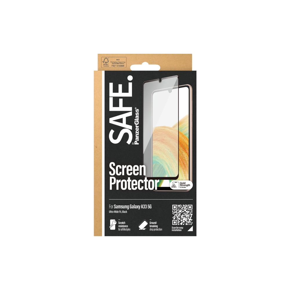 Produktbild för SAFE. by PanzerGlass - skärmskydd för mobiltelefon - lämplig för fodral