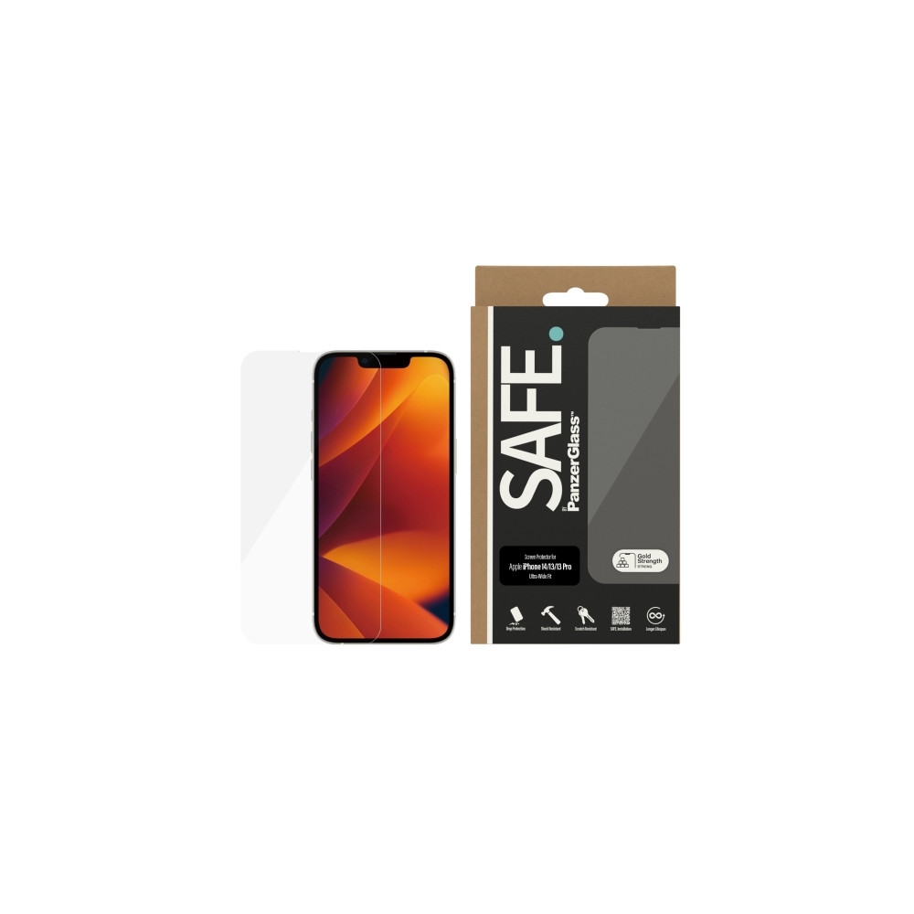Produktbild för SAFE. by PanzerGlass - skärmskydd för mobiltelefon - ultrabred passning