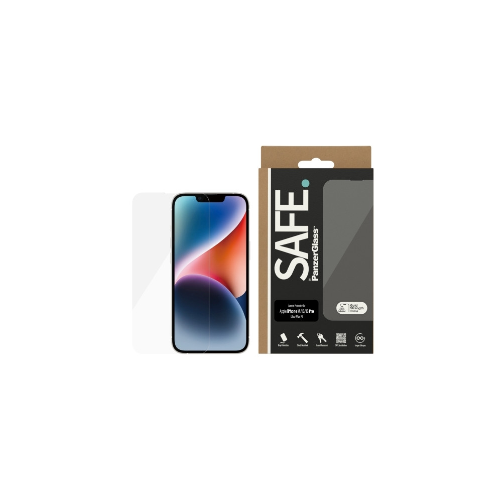 Produktbild för SAFE. by PanzerGlass - skärmskydd för mobiltelefon - ultrabred passning
