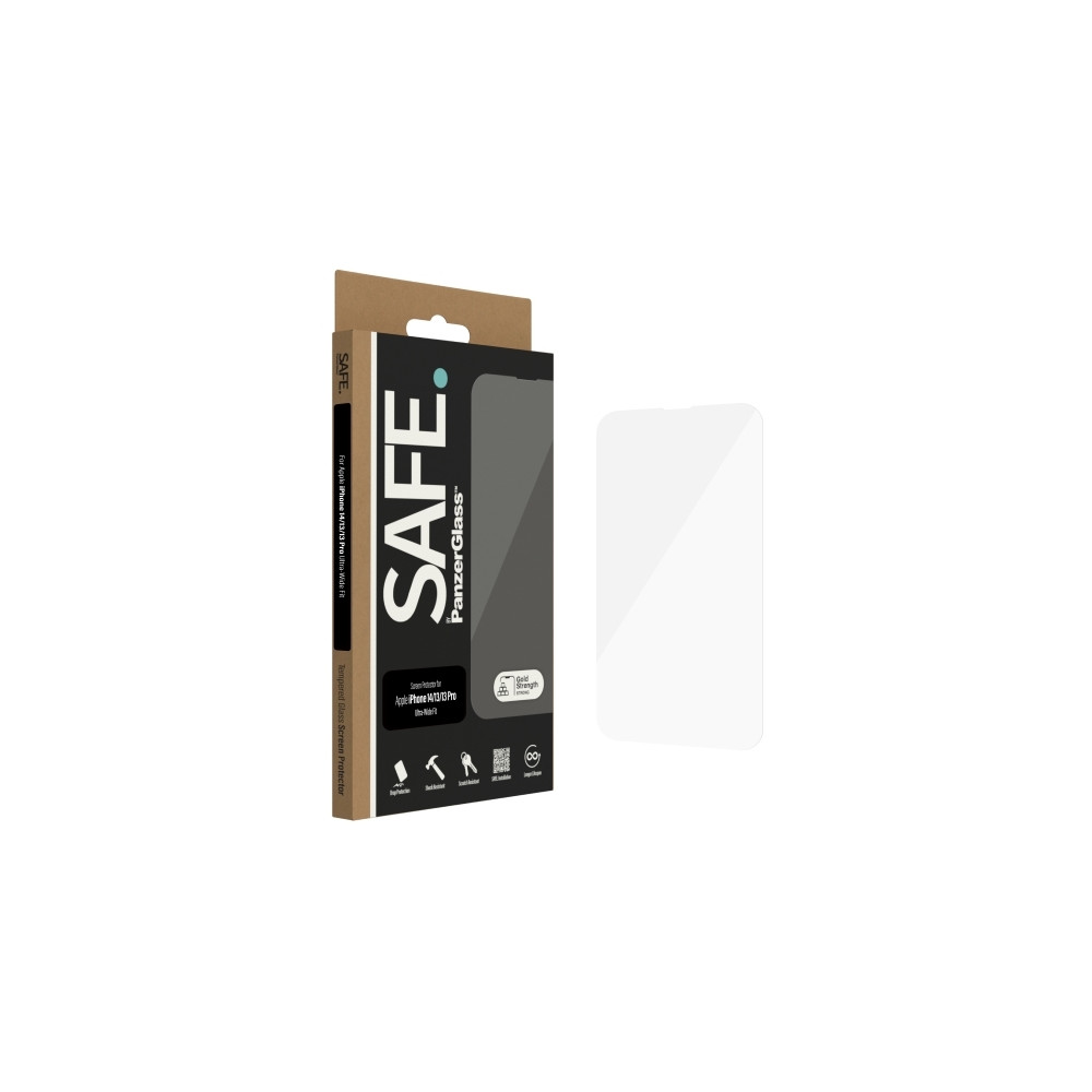 Produktbild för SAFE. by PanzerGlass - skärmskydd för mobiltelefon - ultrabred passning