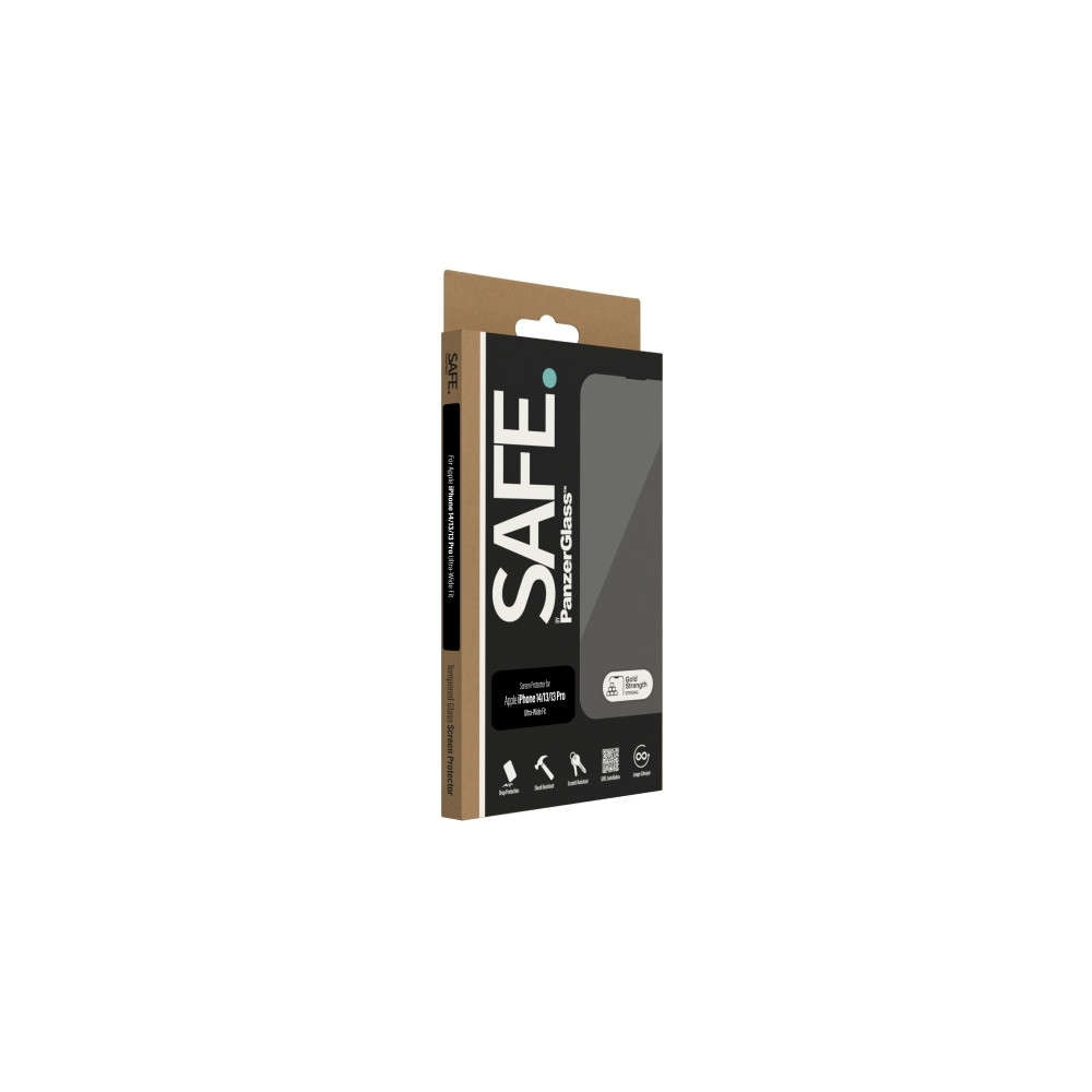 Produktbild för SAFE. by PanzerGlass - skärmskydd för mobiltelefon - ultrabred passning