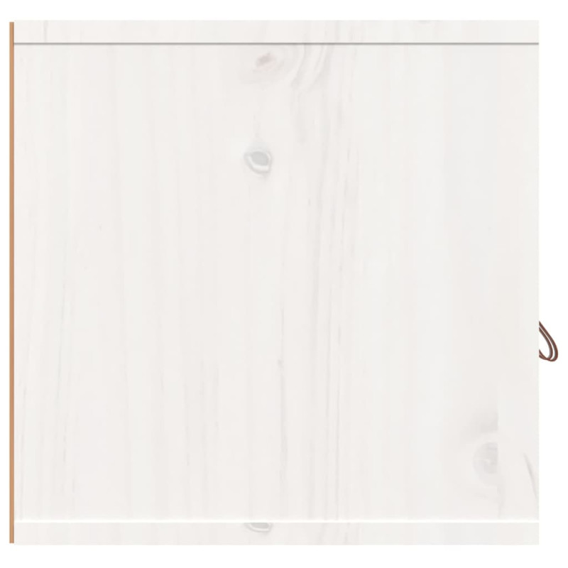 Produktbild för Väggskåp vit 60x30x30 cm massiv furu