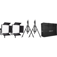 Produktbild för Kit Nanlite 2 light kit 600CSA w/Carry case & Light stand