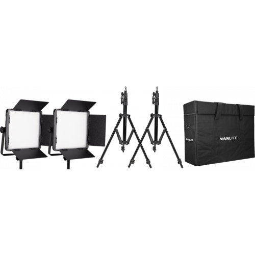 NANLITE Kit Nanlite 2 light kit 600CSA w/Carry case & Light stand