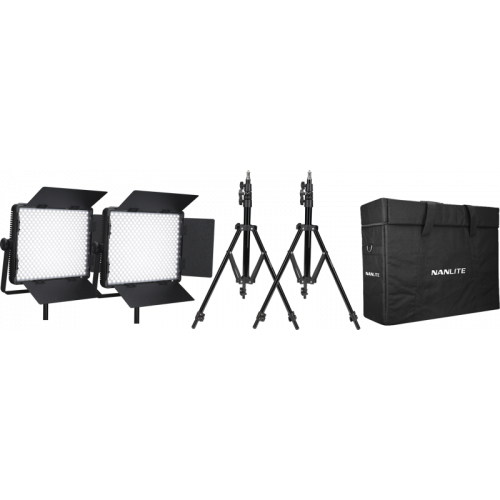 NANLITE Kit Nanlite 2 light kit 900CSA w/Carry case & Light stand