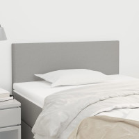 Miniatyr av produktbild för Sänggavel ljusgrå 80x5x78/88 cm tyg