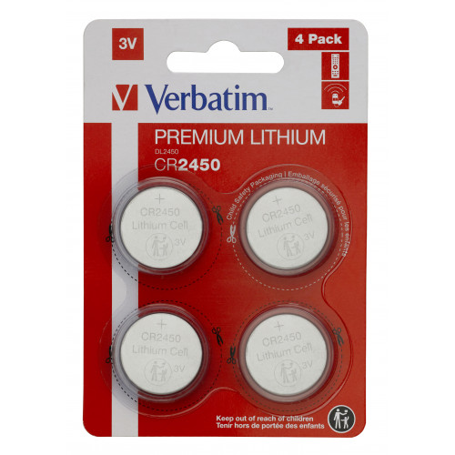 VERBATIM Verbatim CR2450 Engångsbatteri Litium