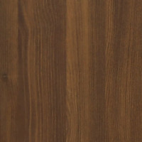Produktbild för Väggmonterad tv-bänk brun ek konstruerat trä