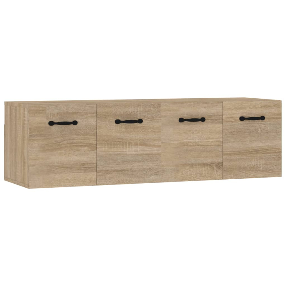 Produktbild för Väggskåp 2 st sonoma-ek 80x35x36,5 cm konstruerat trä