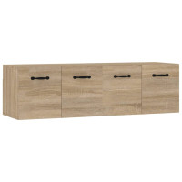 Produktbild för Väggskåp 2 st sonoma-ek 80x35x36,5 cm konstruerat trä