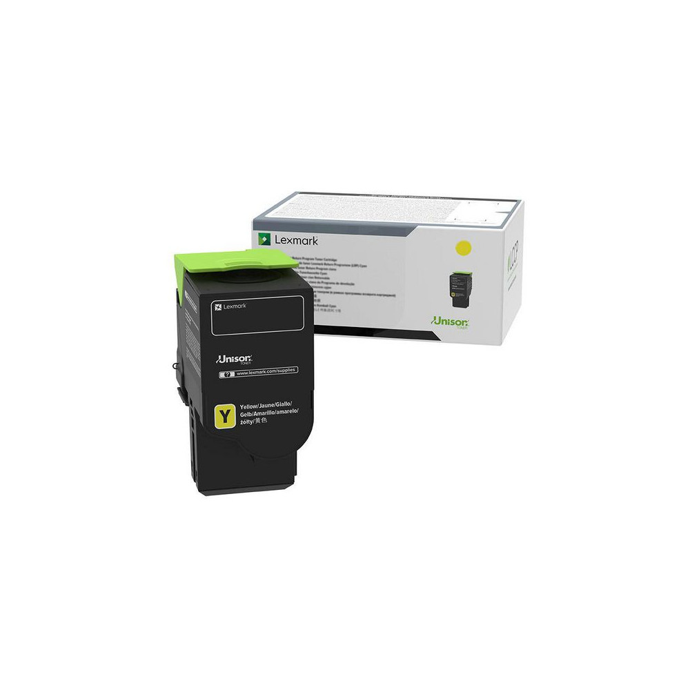 Produktbild för Toner LEXMARK 78C2XYE 5K gul