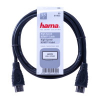 Hama Svart HDMI-kabel 1,5 m