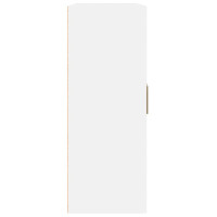 Produktbild för Väggskåp vit 69,5x32,5x90 cm konstruerat trä
