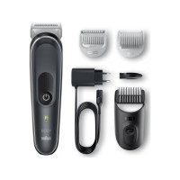 Produktbild för Braun BodyGroomer 5 BG5340 - kroppstrimmare - vit / grå