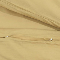 Produktbild för Bäddset taupe 135x200 cm bomull