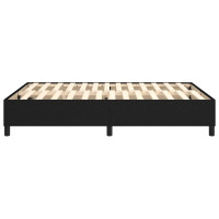 Produktbild för Boxspring-sängram svart 140x200 cm tyg