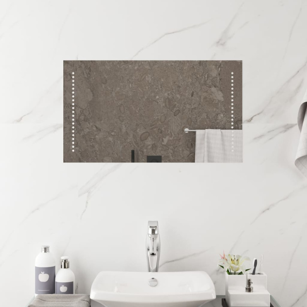 Produktbild för Badrumsspegel LED 40x70 cm