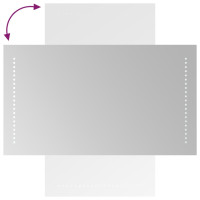 Produktbild för Badrumsspegel LED 40x70 cm