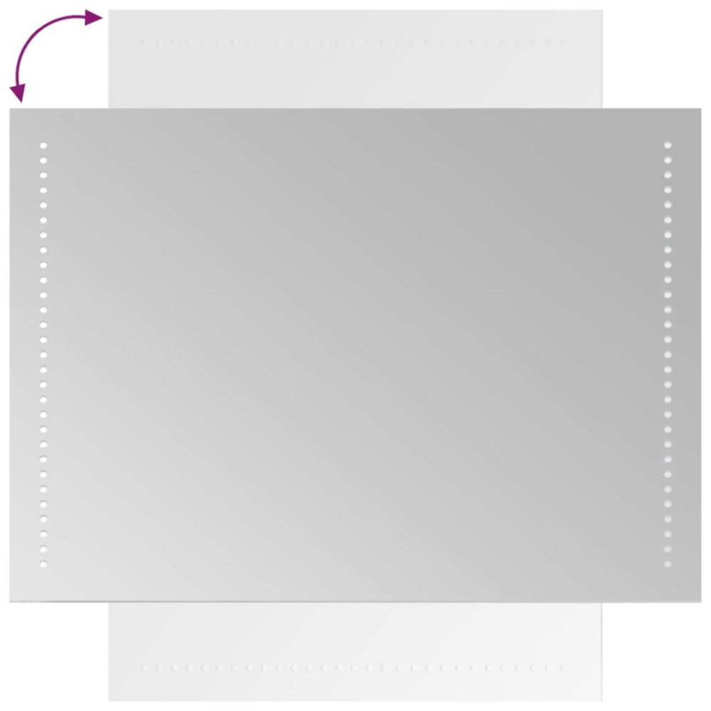 Produktbild för Badrumsspegel LED 50x70 cm