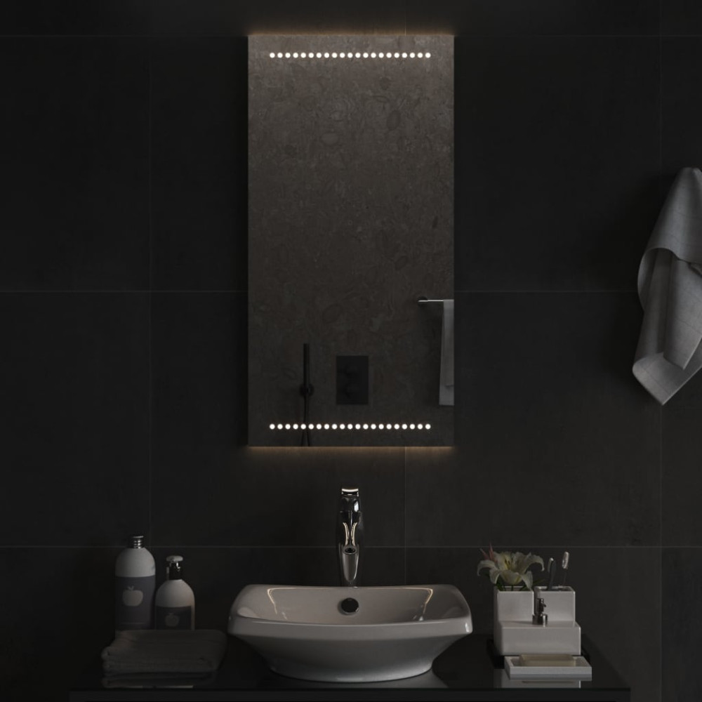 Produktbild för Badrumsspegel LED 40x80 cm