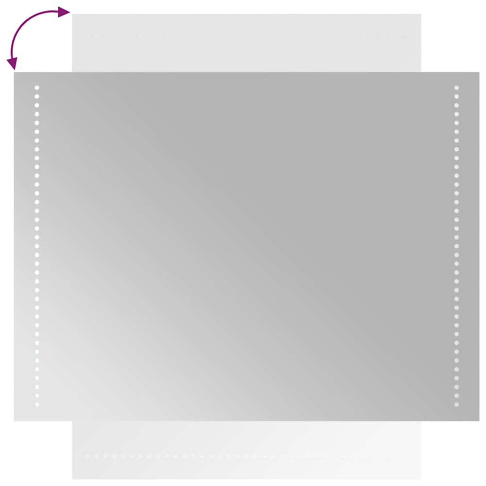 Produktbild för Badrumsspegel LED 60x80 cm