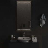 Produktbild för Badrumsspegel LED 50x100 cm