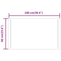 Produktbild för Badrumsspegel LED 60x100 cm
