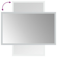 Produktbild för Badrumsspegel LED 30x50 cm