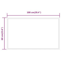 Produktbild för Badrumsspegel LED 60x100 cm