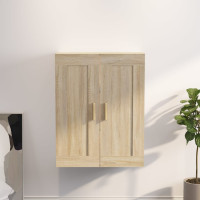 Miniatyr av produktbild för Väggskåp sonoma-ek 69,5x32,5x90 cm konstruerat trä