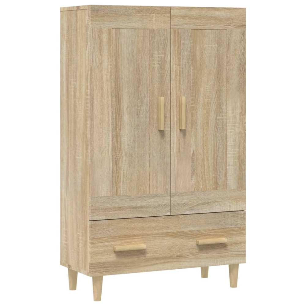 Produktbild för Skåp Sonoma-ek 70x31x115 cm konstruerat trä
