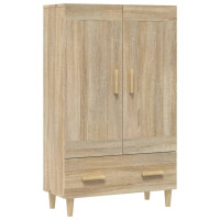 Produktbild för Skåp Sonoma-ek 70x31x115 cm konstruerat trä