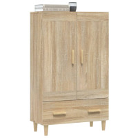 Produktbild för Skåp Sonoma-ek 70x31x115 cm konstruerat trä