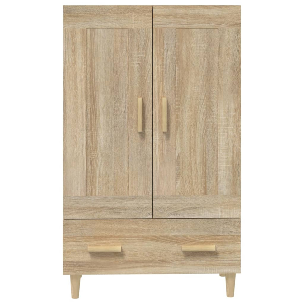 Produktbild för Skåp Sonoma-ek 70x31x115 cm konstruerat trä
