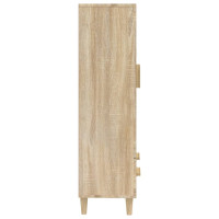 Produktbild för Skåp Sonoma-ek 70x31x115 cm konstruerat trä