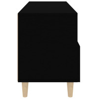 Miniatyr av produktbild för Tv-bänk svart 80x36x50 cm konstruerat trä
