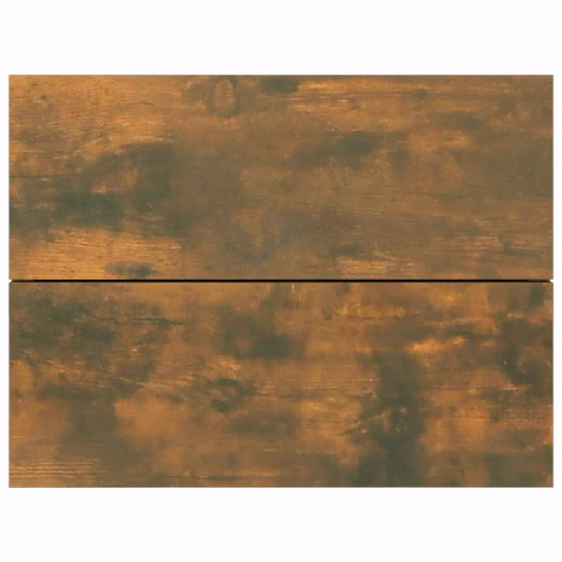 Produktbild för Sängbord rökfärgad ek 40x30x30 cm konstruerat trä