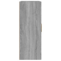 Produktbild för Väggskåp grå sonoma 669,5x32,5x90 cm konstruerat trä
