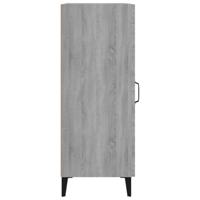 Produktbild för Skåp grå sonoma 34,5x34x90 cm konstruerat trä